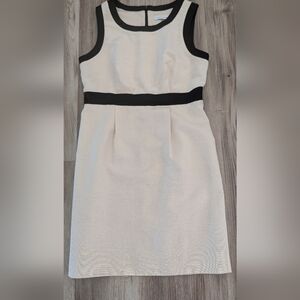 Masters Cream and Black Midi Dress